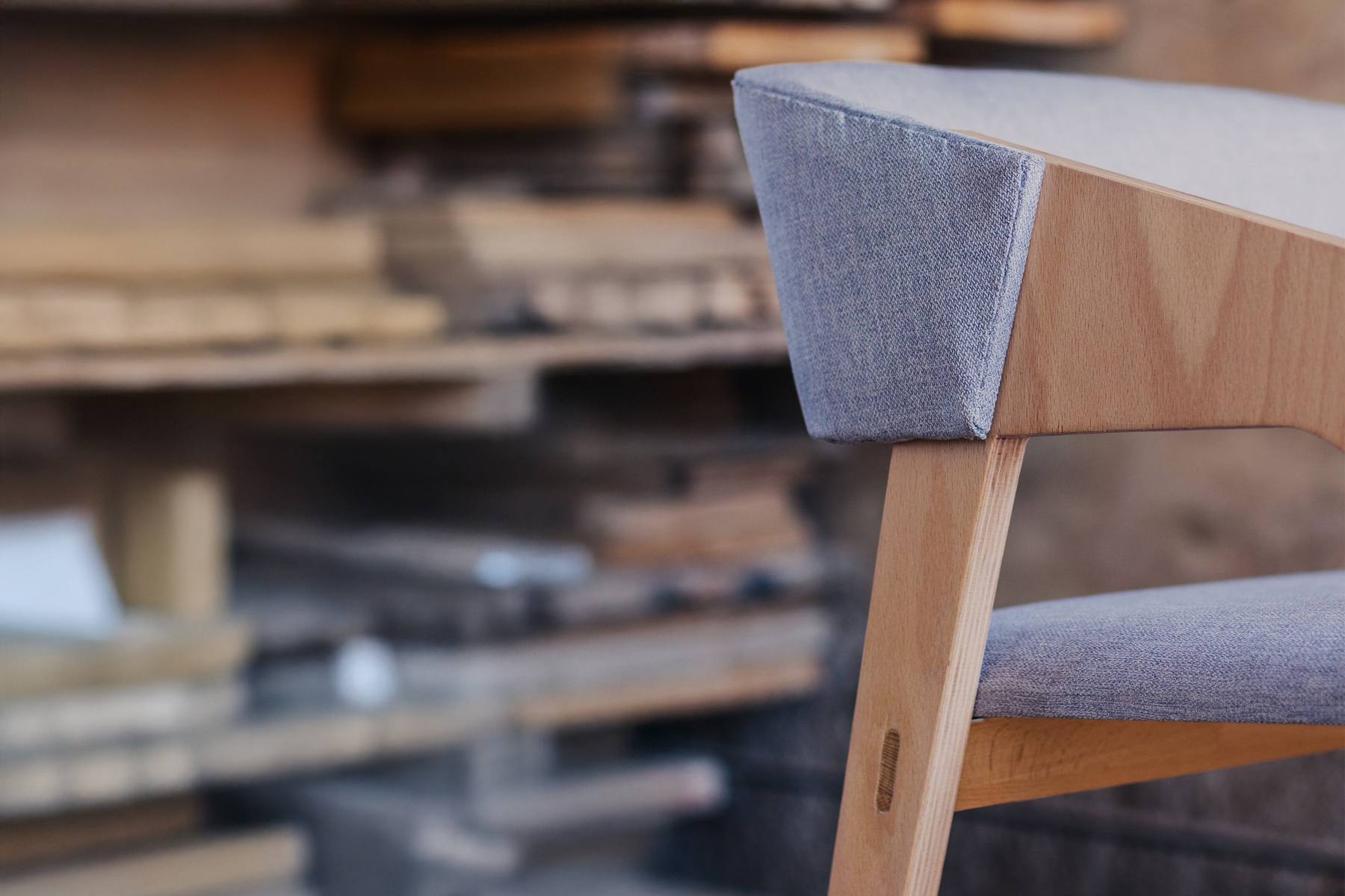 Upholstered dining chair – image 1